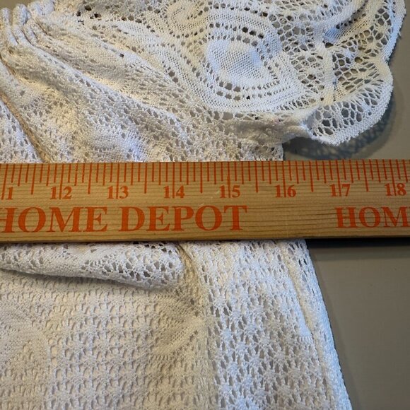 Lilly Pulitzer Lace Off The Shoulder Top -Resort White Fringe Lace Size S - Picture 5 of 8